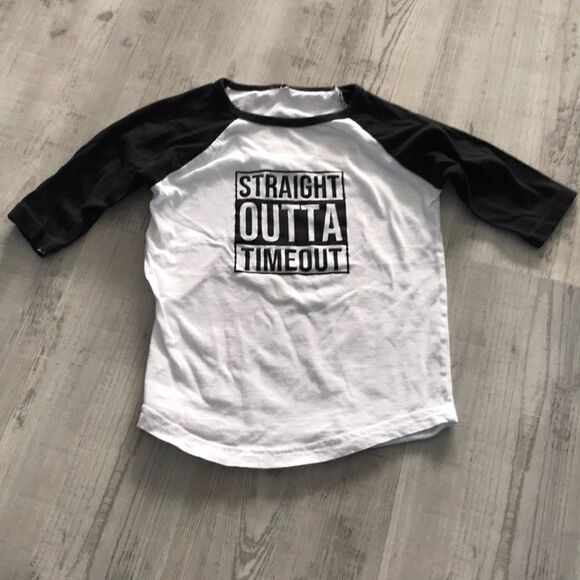 Straight Outta Timeout T-Shirt - Size 4/5 - Picture 2 of 8